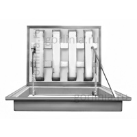 Нержавеющий люк для установки на проезжих частях дорог и магистралей