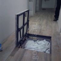 Так выглядит напольный люк АМО 600*600 