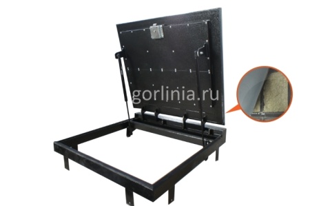 Люк напольный Стелс-КУ 770*900п короб утепленное исполнение