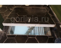 Так выглядит напольный люк АМО 1200п*1200 