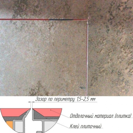 Техно под плитку противопожарный 600*2100п