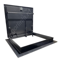 Люк кровельный ЛКР для выхода на крышу механизм и ручка